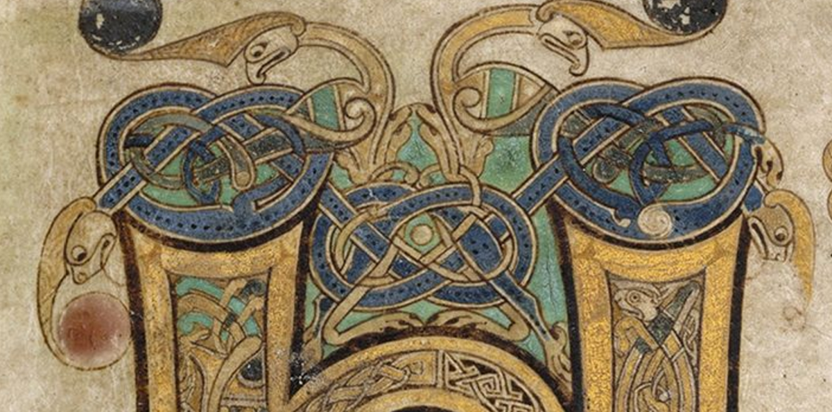 part page, book of kells folio 8r